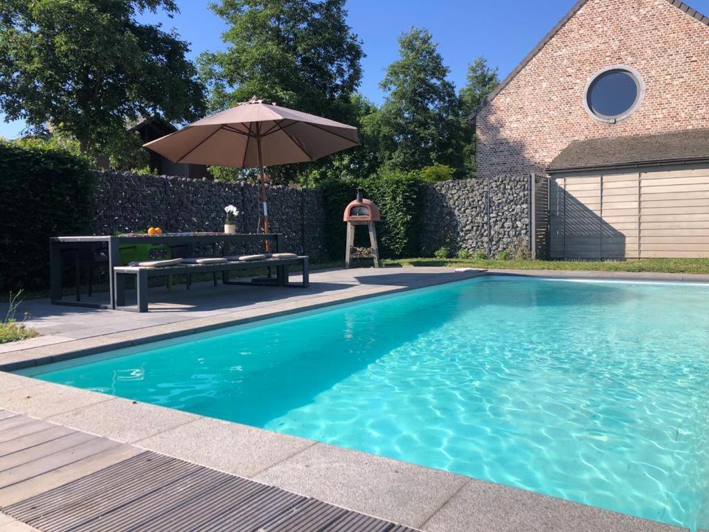 Landelijke Villa Met Zwembad En Gezellige Openhaard Zemst Extérieur photo