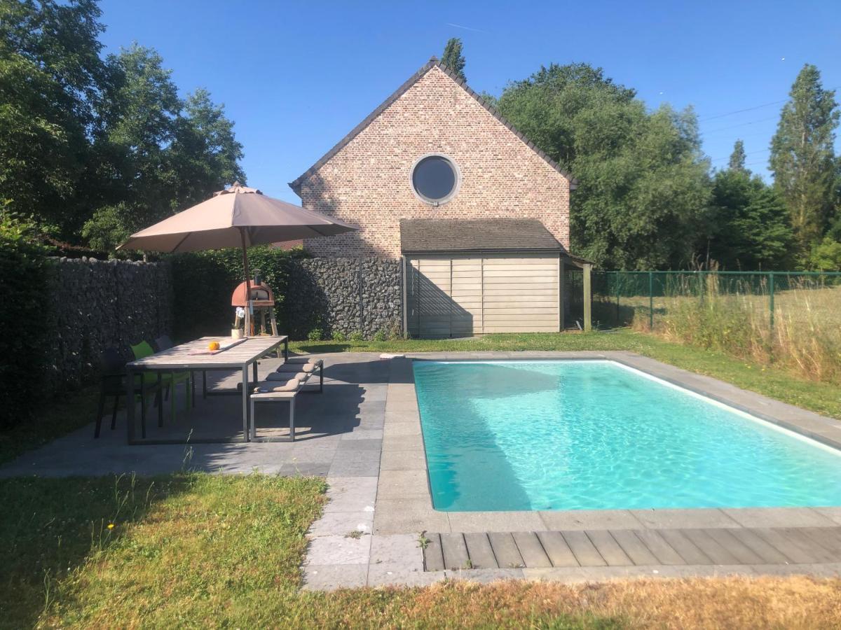 Landelijke Villa Met Zwembad En Gezellige Openhaard Zemst Extérieur photo